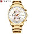 Curren 8368 Men Quartz Sport Watch Chronograph Watches Military Wristwatch